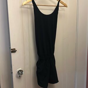 Athleta black short onesie romper!
